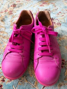 Camper Magenta Lace-Up Sneakers